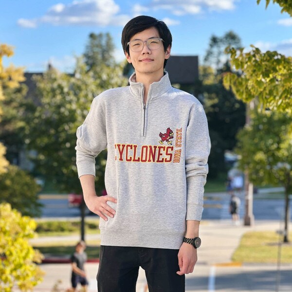 Gear Walking Cy Iowa State Cyclones Gray 1/4 Zip